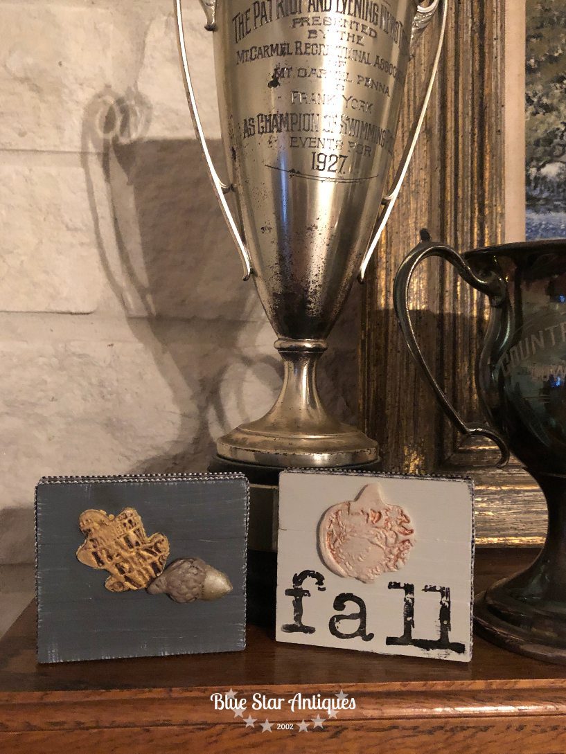 blue star antiques IOD Fusion stamps IOD for the Win with Cute Fall Decor