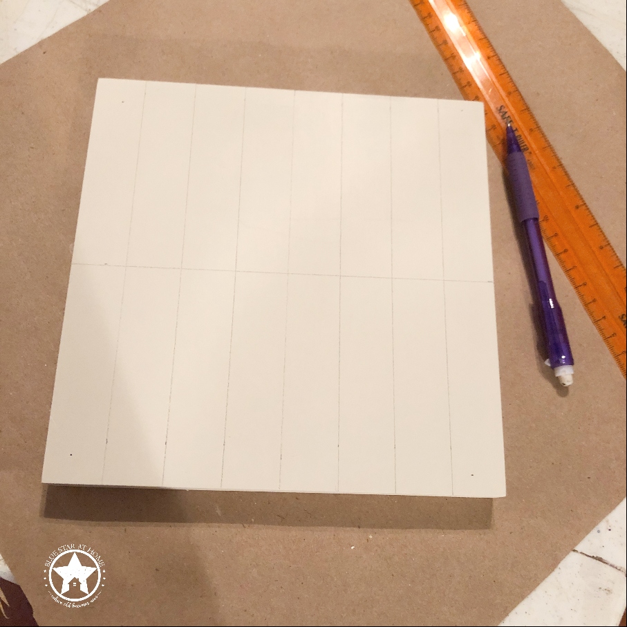 blue star draw grid Four Easy Steps to Paint a Barn Quilt