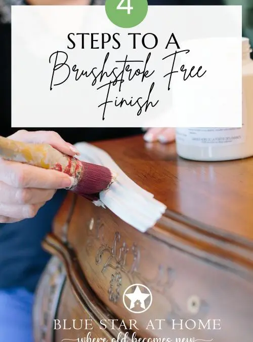 four steps to a brushstroke free finish