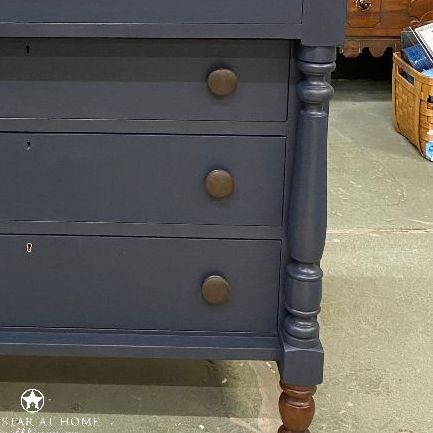 Blue star midnight chest Four Steps to a Brushstroke Free Finish