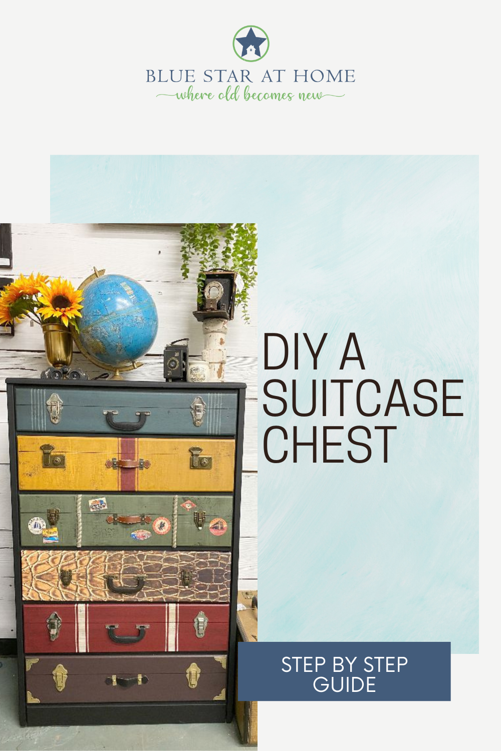 diy a chest of suitcases