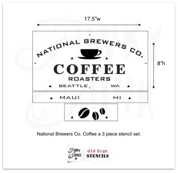 National Brewers Coffee Stencil